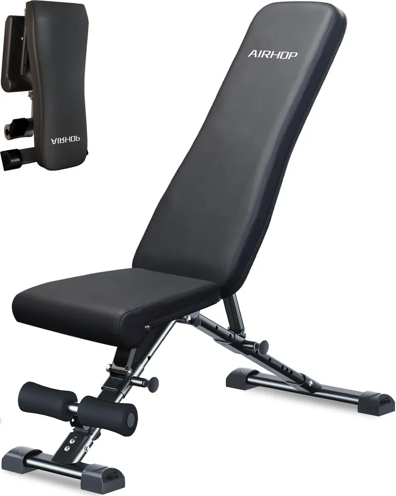AIRHOP Upgraded Adjustable Weight Bench